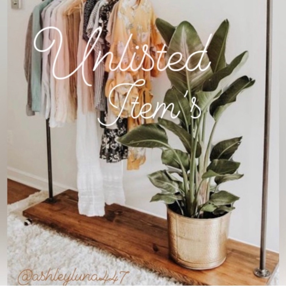 Unlisted items!!! Sold as is. Final sale. No cancellations.